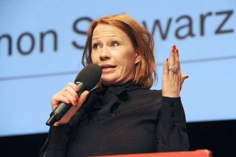 Birgit Minichmayr bei der Verleihung des Großen Diagonale-Schauspielpreises 2019 für Verdienste um die österreichische Filmkultur beim Festival des österreichischen Films Diagonale im Orpheum. Graz, 19.03.2019
