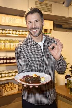 Jochen Schropp beim VIP Media Launch der Rewe Aktion Die 5 Lieblingsgerichte Deutschlands im Rewe Pop-Up Store. Berlin, 20.03.2019