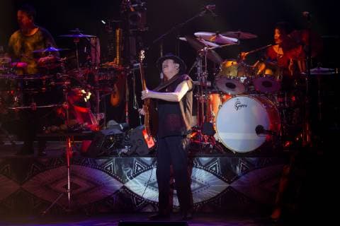 Mexican musician Carlos Santana offers a concert in the city of Guadalajara, Jalisco state, Mexico, 21 March 2019. Santana seduced and made vibrate this Thursday to the public of his native Jalisco (western Mexico) with a message of peace and unity, as part of his Global Consciousness 2019 tour. Mexican Carlos Santana seduces with his music to his native Jalisco !ACHTUNG: NUR REDAKTIONELLE NUTZUNG!  Copyright: xFranciscoxGuascox AME009 20190322-636888300754394266