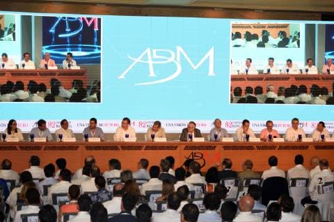 March 22, 2019 - EUM20190322NAC01.JPG.ACAPULCO, Gro.- Convention Convencion Bancaria.- Autoridades hacendarias y financieras, junto con directivos de los bancos en Mexico, inauguraron la 82 Convencion Nacional Bancaria en este puerto de Guerrero. 22 de marzo 2019. Foto: Agencia EL UNIVERSAL RCC. Copyright: xSalvadorxCisnerosxSilvax