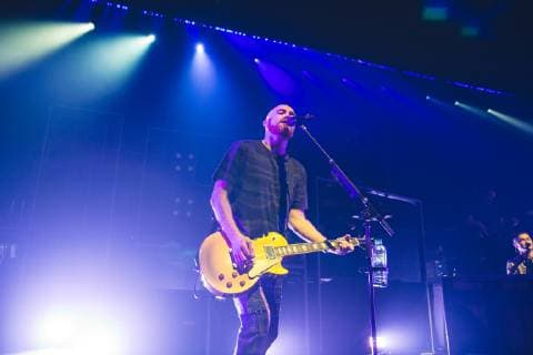 March 25, 2019 - Daniel O Donoghue, Mark Sheehan and Glen Power of the Irish pop-rock band, The Script, perform an intimate show at the Victoria Theatre in Halifax, UK, 2019 - ZUMAw167 20190325_zap_w167_003 Copyright: xMylesxWrightx