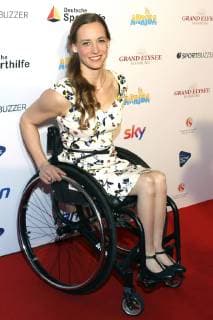 Anna Schaffelhuber bei der Verleihung der Deutschen Sportjournalistenpreise 2019 im Hotel Grand Elysee. Hamburg, 25.03.2019