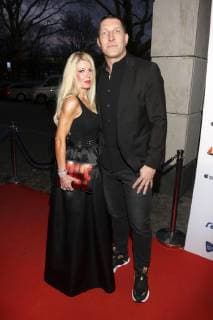 Stefan Kretzschmar mit Freundin Doreen Dittrich bei der Verleihung der Deutschen Sportjournalistenpreise 2019 im Hotel Grand Elysee. Hamburg, 25.03.2019