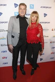 Uli Stein mit Ehefrau Cornelia Stein bei der Verleihung der Deutschen Sportjournalistenpreise 2019 im Hotel Grand Elysee. Hamburg, 25.03.2019