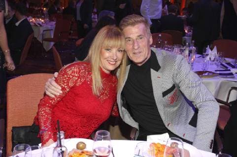 Uli Stein mit Ehefrau Cornelia Stein bei der Verleihung der Deutschen Sportjournalistenpreise 2019 im Hotel Grand Elysee. Hamburg, 25.03.2019