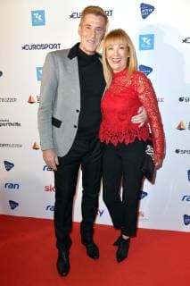 Uli Stein mit Ehefrau Cornelia Stein bei der Verleihung der Deutschen Sportjournalistenpreise 2019 im Hotel Grand Elysee. Hamburg, 25.03.2019