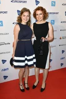 Entertainment Themen der Woche KW13 Monica Lierhaus mit Nichte Greta bei der Verleihung der Deutschen Sportjournalistenpreise 2019 im Hotel Grand Elysee. Hamburg, 25.03.2019