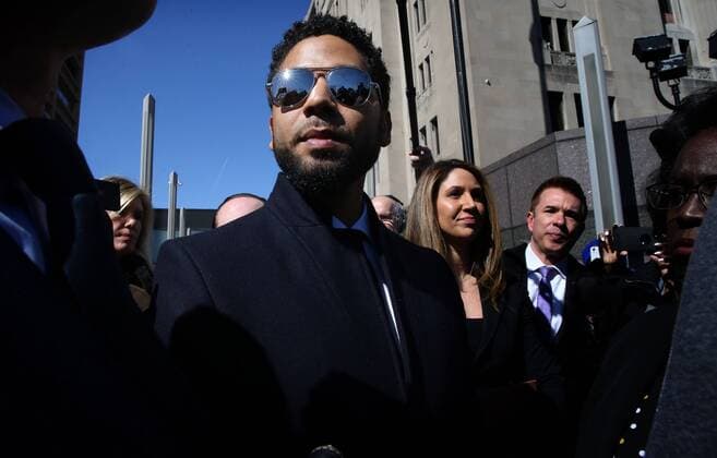 Entertainment Themen der Woche KW13 Entertainment Bilder des Tages March 26, 2019 - Chicago, Illinois, USA - Actor Jussie Smollett leaves the Leighton Criminal Court building, after all charges were dropped in his disorderly conduct case on March 26, 2019. Chicago USA - ZUMAm67_ 20190326_zaf_m67_039 Copyright: xAntonioxPerezx