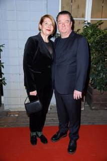 Peter Kurth mit Freundin Susanne Boewe beim Jupiter Award 2019 im Restaurant The Grand in Berlin am 27.03.2019