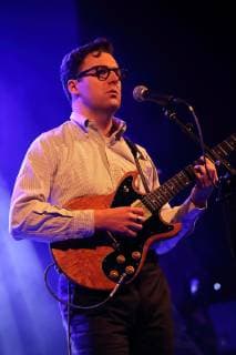 Nick Waterhouse bei einem Konzert im Columbia Theater in Berlin, 27. März 2019. Konzert von Nick Waterhouse in Berlin
