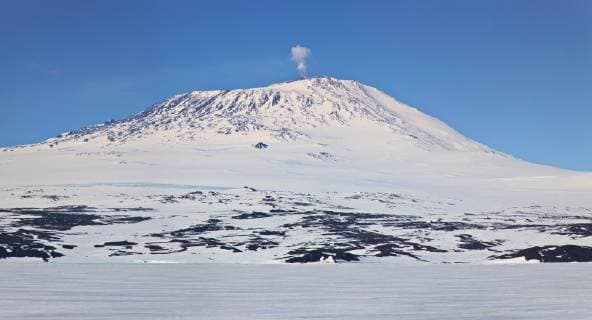 Mount Erebus, Antarctica. Panoramic Composite.  Copyright: xJanetxMuir AN02 JAM0127