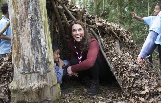 Entertainment Themen der Woche KW13 Entertainment Bilder des Tages . 28 03 2019. Gilwell Park, United Kingdom. The Duchess of Cambridge at the Scout Headquarters at Gilwell Park in Essex, United Kingdom. During the visit the Duchess learnt about the organisation s new pilot scheme to bring Scouting to younger children and also to celebrate the site s 100th anniversary year.  xPoolx xi-Imagesx IIM-19491-0016