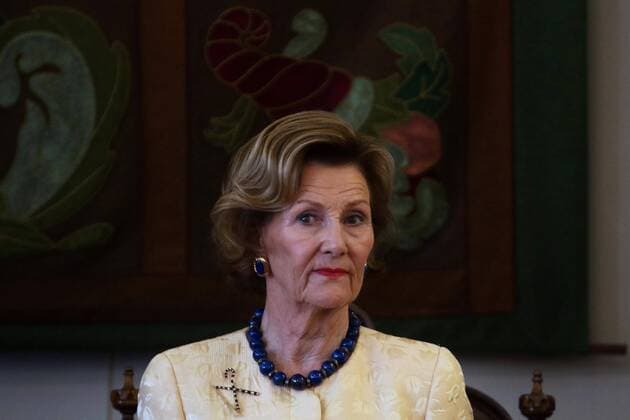 SANTIAGO March 28, 2019 King Harald V and Queen Sonja of Norway receive the keys to the city of Santiago from the hands of Mayor Felipe Alessandri the activity took place in the municipality of Santiago Javier Salvo Aton Chile Santiago Chile Aton 297979  Copyright: JAVIERxSALVO ATONCHILE