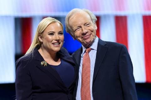 March 24, 2019 - Washington, DC, U.S - MEGHAN MCCAIN, TV Host and Author, and former U.S. Senator JOE LIEBERMAN (I-CT) at the American Israel Public Affairs Committee (AIPAC) Policy Conference in Washington, DC on March 24, 2019 Washington U.S. - ZUMAb161 20190324_zap_b161_071 Copyright: xMichaelxBrochsteinx
