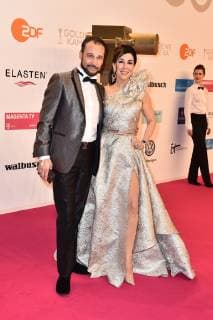 Judith Williams und ihr Ehemann Alexander Klaus Stecher bei der Ankunft zur Verleihung von die Goldene Kamera am 30.03.2019 in Berlin Die Goldene Kamera Verleihung 2019 in Berlin