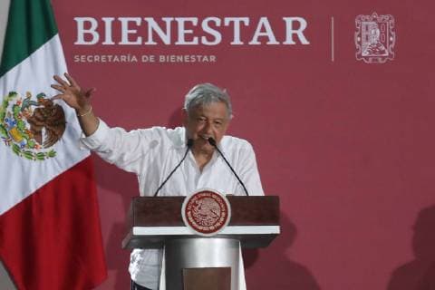 March 30, 2019 - EUM20190330NAC09.JPG.AQUISMON., SLP., Presidency Presidencia-AMLO.- El presidente Andres Manuel Lopez Obrador, presenta el proyecto Sistema de Universidades Benito Juarez , el sabado 30 de marzo del 2019 en este municipio. Foto: Agencia EL UNIVERSAL German Espinosa MAR. Copyright: xGermanxEluniversalx