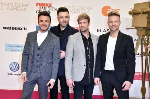 Westlife bei der 54. Verleihung der Goldenen Kamera 2019 im Flughafen Tempelhof. Berlin, 30.03.2019