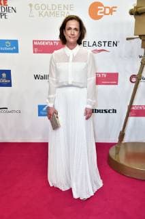 Claudia Michelsen bei der 54. Verleihung der Goldenen Kamera 2019 im Flughafen Tempelhof. Berlin, 30.03.2019