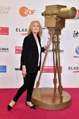 Maren Kroymann bei der 54. Verleihung der Goldenen Kamera 2019 im Flughafen Tempelhof. Berlin, 30.03.2019