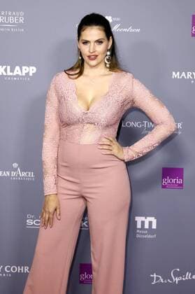 Hana Nitsche bei der 6. Verleihung des Deutschen Kosmetikpreises Gloria 2019 im Hilton Hotel. Düsseldorf, 30.03.2019