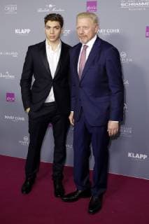 Boris Becker mit Sohn Elias Becker bei der 6. Verleihung des Deutschen Kosmetikpreises Gloria 2019 im Hilton Hotel. Düsseldorf, 30.03.2019