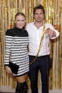 Jenny Elvers und Michael Pichler bei der 6. Verleihung des Deutschen Kosmetikpreises Gloria 2019 im Hilton Hotel. Düsseldorf, 30.03.2019