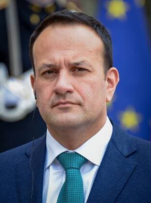 Leo VARADKAR ( Premier ministre de l Irlande ) NEWS : Emmanuel Macron et le Premier ministre de l Irlande - Paris - 02 04 2019 FedericoPestellini Panoramic 
