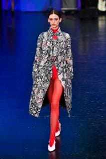 (190403) -- MEXICO CITY, April 3, 2019 (Xinhua) -- A model presents a creation at the Alexia Ulibarri Show during the Mercedes-Benz Fashion Week Mexico City in Mexico City, Mexico, April 2, 2019. (Xinhua Xin Yuewei) MEXICO-MEXICO CITY-FASHION WEEK 