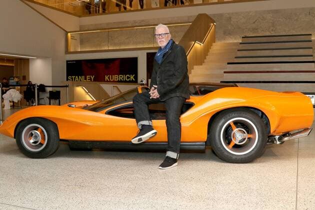 Entertainment Themen der Woche KW14 Entertainment Bilder des Tages English actor Malcolm McDowell is reunited with the Probe 16 car from the film A Clockwork Orange at The Design Museum in London. APRIL 4th 2019  MESx191119