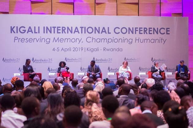 News Themen der Woche KW14 News Bilder des Tages (190404) -- KIGALI, April 4, 2019 -- Participants discuss on a panel session during an international conference on genocide in Kigali, capital of Rwanda, on April 4, 2019. Over 500 participants including scholars and policy makers across the world on Thursday gathered at an international conference on genocide in Rwandan capital Kigali, where Rwanda s achievements in unity and reconciliation after the 1994 genocide were applauded. ) RWANDA-KIGALI-INT L CONFERENCE-GENOCIDE CyrilxNdegeya 