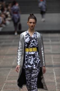 Models present creations by Mexican brand Pineda Covalin during the Mexico s Fashion Week, in Mexico City, Mexico, 05 April 2019. EFE Sashenka Gutierrez Mexico Fashion Week !ACHTUNG: NUR REDAKTIONELLE NUTZUNG!  Copyright: xSashenkaxGutierrezx AME6829 20190405-636900985643332209