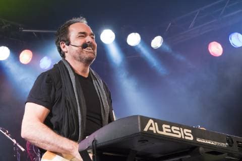 The Neal Morse Band Konzert in Halle Der US-Amerikanische Progressive Gitarrist und Sänger Neal Morse mit seiner The Neal Morse Ban auf The Great Adventure Tour in der Halle D des Leipziger Werk 2. Der Band gehören neben Morse ,der ehemalige Dream Theater Schlagzeuger Mike Portnoy, der Bassist Randy George, der Gitarrist Eric Gillette sowie Bill Hubauer an.