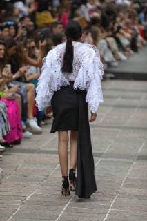 Models present creations by Mexican designer Kris Goyri during the Mexico s Fashion Week, in Mexico City, Mexico, 05 April 2019. EFE Sashenka Gutierrez Mexico Fashion Week !ACHTUNG: NUR REDAKTIONELLE NUTZUNG!  Copyright: xSashenkaxGutierrezx AME6841 20190405-636900991475285332