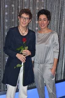 Dunja Hayali, Annegret Kramp-Karrenbauer beim Grimme Preis 2019 im Theater Marl am 05.04.2019