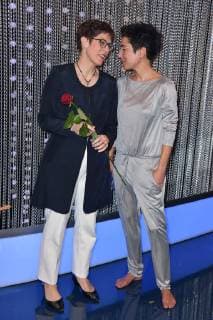 Dunja Hayali, Annegret Kramp-Karrenbauer beim Grimme Preis 2019 im Theater Marl am 05.04.2019