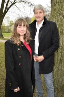 Jana Merkel und Michael Richter beim Vorempfang zur 55. Verleihung des Grimme Preises 2019 im Grimme-Institut. Marl, 05.04.2019