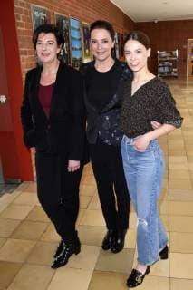 Lisa Blumenberg, Desiree Nosbusch und Paula Beer beim Vorempfang zur 55. Verleihung des Grimme Preises 2019 im Grimme-Institut. Marl, 05.04.2019