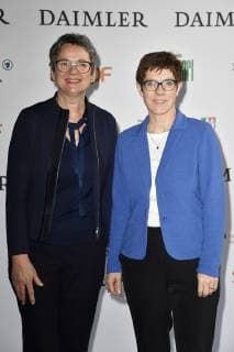 Frauke Gerlach und Annegret Kramp-Karrenbauer beim Vorempfang zur 55. Verleihung des Grimme Preises 2019 im Grimme-Institut. Marl, 05.04.2019