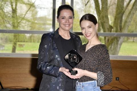 Desiree Nosbusch und Paula Beer beim Vorempfang zur 55. Verleihung des Grimme Preises 2019 im Grimme-Institut. Marl, 05.04.2019