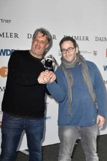 Sebastian Marka und Erol Yesilkaya beim Vorempfang zur 55. Verleihung des Grimme Preises 2019 im Grimme-Institut. Marl, 05.04.2019
