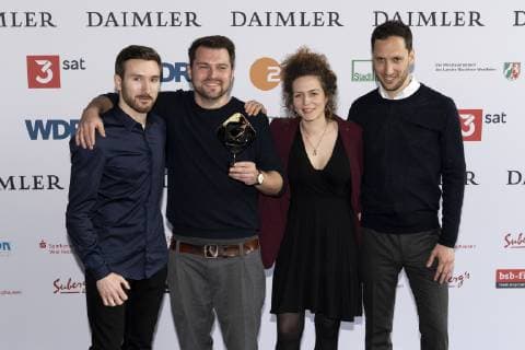 Verleihung 55. Grimme-Preis 2019 am Grimme-Institut in Marl - 55th Grimme Award 2019 - Raphael Selter, Schlecky Silberstein, Christina Schlag, David Steinberger;Verleihung 55. Grimme-Preis 2019 am Grimme-Institut in Marl - 55th Grimme Award 2019 -, Marl Nordrhein-Westphalen Deutschland Grimme-Institut