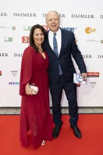 Verleihung 55. Grimme-Preis 2019 am Grimme-Institut in Marl - 55th Grimme Award 2019 - Tom Buhrow mit seiner Ehefrau Sabine Stamer;Verleihung 55. Grimme-Preis 2019 am Grimme-Institut in Marl - 55th Grimme Award 2019 -, Marl Nordrhein-Westphalen Deutschland Stadttheater Marl