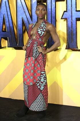 Michaela Coel bei der Europapremiere des Kinofilms Black Panther im Eventim Apollo. London, 08.02.2018 Michaela Coel *** Michaela Coel at the European premiere of the movie Black Panther in the Eventim Apollo London 08 02 2018 Michaela Coel Foto:xD.xJonesx xFuturexImage