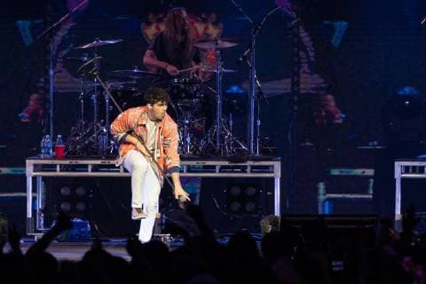 April 6, 2019 - Minneapolis, Minnesota, U.S - JOE JONAS of the Jonas Brothers during the NCAA March Madness Music Series at The Armory in Minneapolis, Minnesota Minneapolis U.S. - ZUMAs135 20190406_zap_s135_037 Copyright: xDanielxDeSloverx