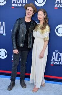 (L-R) Ross Copperman and Katlin Copperman attend the 54th annual Academy of Country Music Awards held at the MGM Grand Garden Arena in Las Vegas, Nevada on April 7, 2019. The show will broadcast live on CBS.  LAP20190407300 JIMxRUYMEN