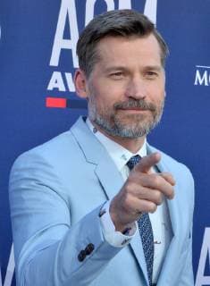 Nikolaj Coster-Waldau attends the 54th annual Academy of Country Music Awards held at the MGM Grand Garden Arena in Las Vegas, Nevada on April 7, 2019. The show will broadcast live on CBS.  LAP20190407336 JIMxRUYMEN