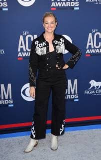April 7, 2019 - Las Vegas, NV, USA - LAS VEGAS, NEVADA - APRIL 07: Beth Behrs attends the 54th Academy Of Country Music Awards at MGM Grand Hotel & Casino on April 07, 2019 in Las Vegas, Nevada. Photo: imageSPACE Las Vegas USA - ZUMAs181 20190407_zea_s181_143 Copyright: xImagespacex