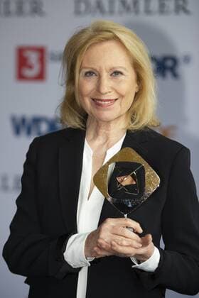 Maren KROYMANN, Schauspielerin, Preistraeger fuer den Film Kroymann, 54. Verleihung des Adolf-Grimme-Preises Adolf-Grimme-Preis Grimmepreis in Marl, 05.04.2019.