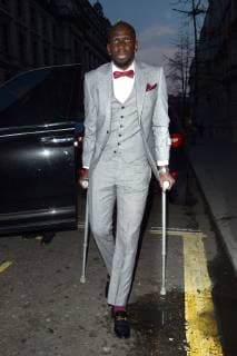 Mamadou Sakho attending the Global Gift Gala Football for Peace Dinner at the Corinthia Hotel in London. APRIL 8th 2019  TMMx191149