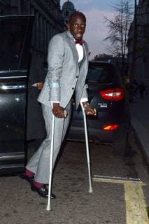 Mamadou Sakho attending the Global Gift Gala Football for Peace Dinner at the Corinthia Hotel in London. APRIL 8th 2019  TMMx191149